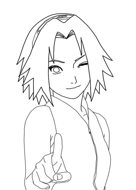 39 desenhos de Sakura Haruno para colorir